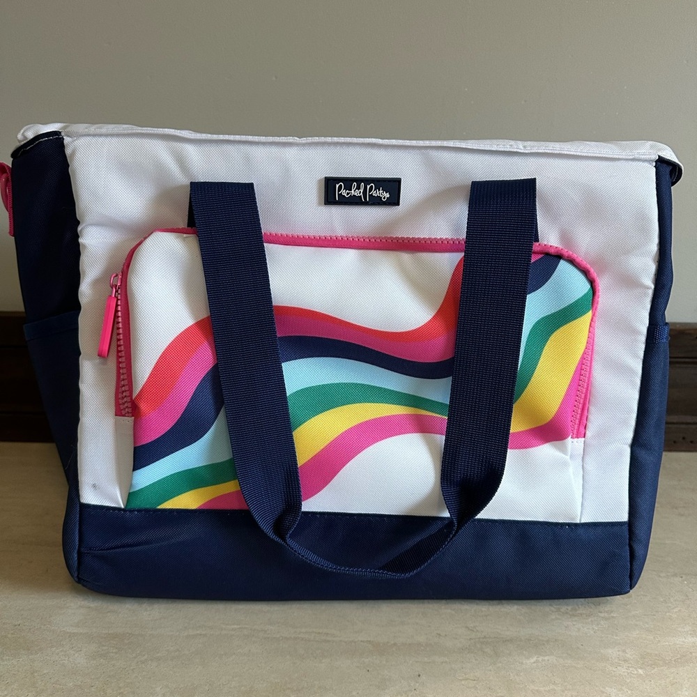 Packed party Multicolor Tote Bag